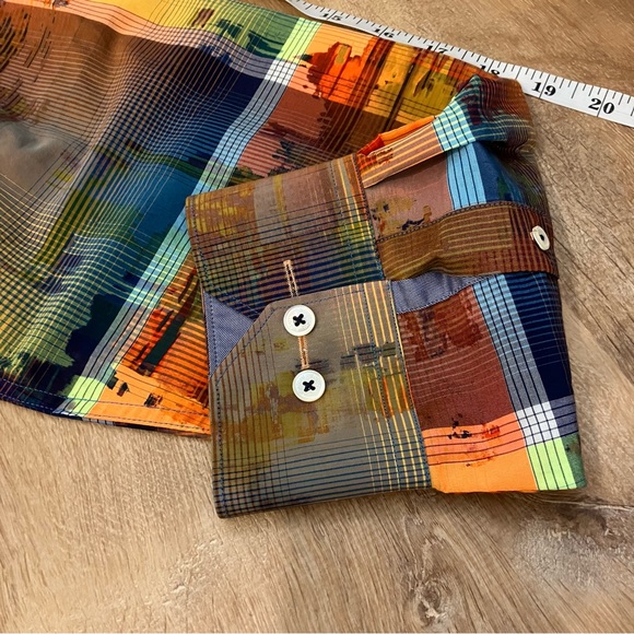 Bugatchi | Multicolor button down shirt - Picture 5 of 10